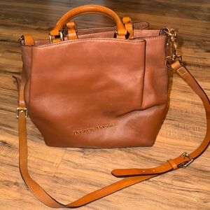Dooney & Bourke City Dawson Barlow Brown Leather Shoulder Bag